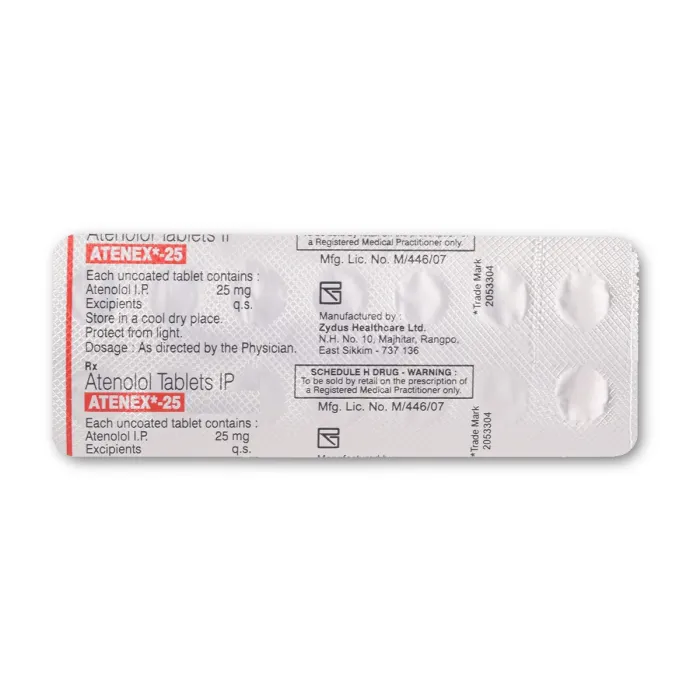Atenex 25 Mg Tablet Atenex 25 Mg Tablet