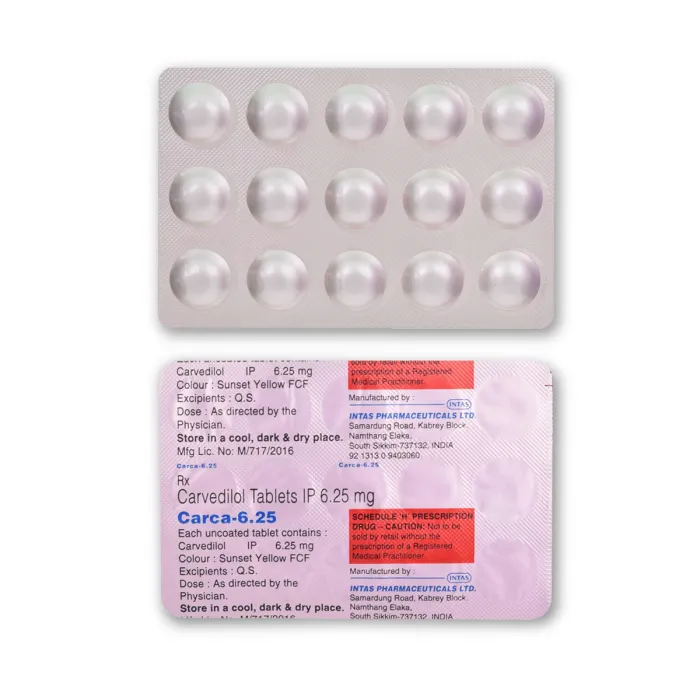 Carca 6.25 Tablet Carca 6.25 Tablet