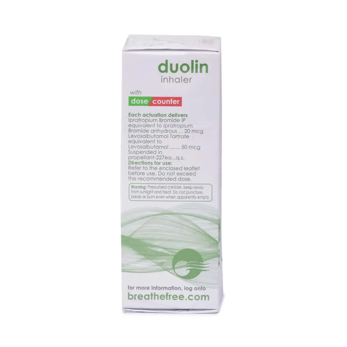 Duolin Inhaler 50 Mcg + 20 Mcg Duolin Inhaler 50 Mcg + 20 Mcg