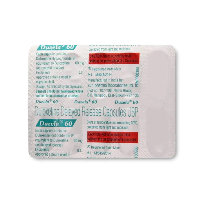 Duzela 60 mg Capsule Duzela 60 mg Capsule