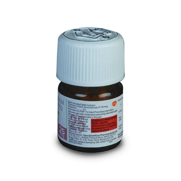 Eltroxin 25 mcg Tablet Eltroxin 25 mcg Tablet