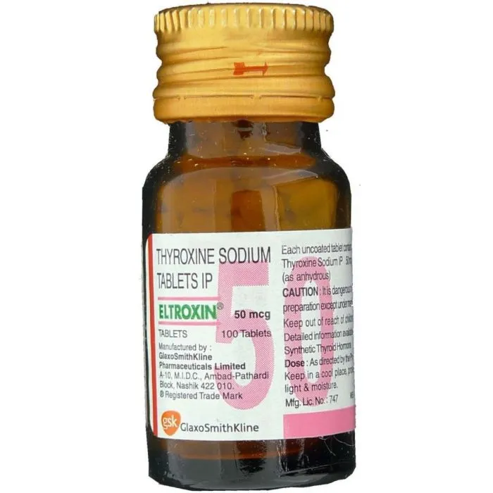 Eltroxin 50 mcg Tablet Eltroxin 50 mcg Tablet