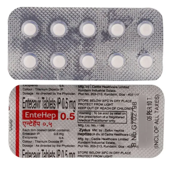 Entehep 0.5 Mg Tablet Entehep 0.5 Mg Tablet