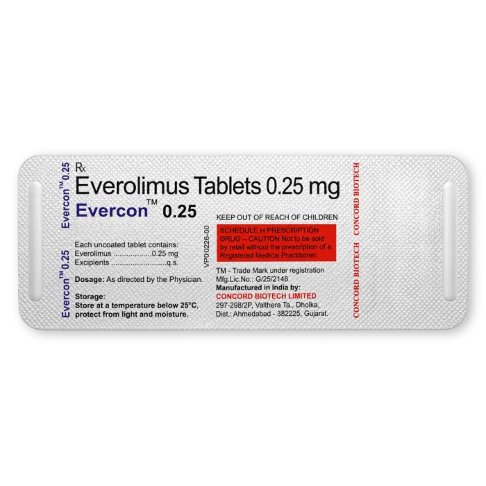 Evercon 0.25 Mg Tablet Evercon 0.25 Mg Tablet