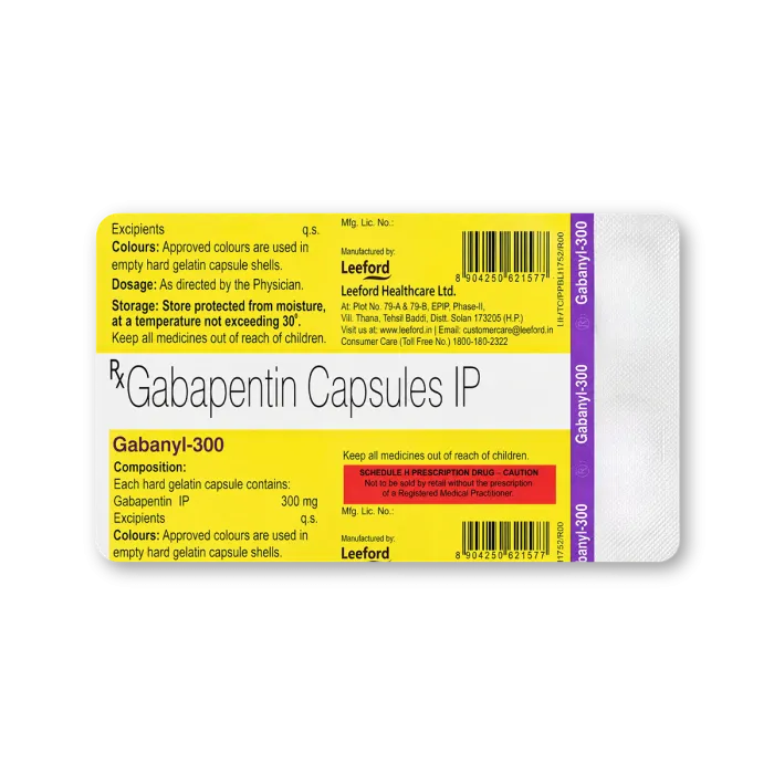 Gabanyl 300 Mg Capsule Gabanyl 300 Mg Capsule