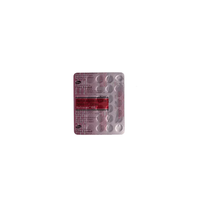 Hetrazan 100 Tablet Hetrazan 100 Tablet