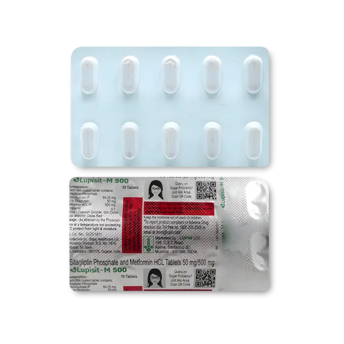 Lupisit M 50mg/500mg Tablet Lupisit M 50mg/500mg Tablet