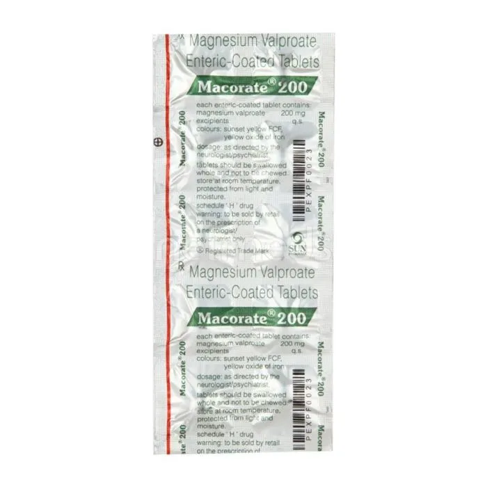 Macorate 200 Mg Tablet ER Macorate 200 Mg Tablet ER