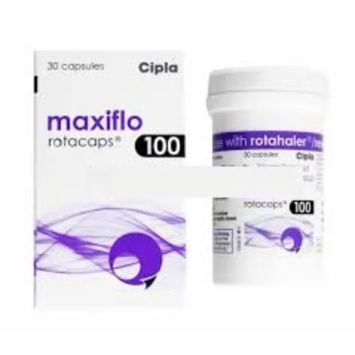Maxiflo Rotacaps 100 Mcg + 6 Mcg Maxiflo Rotacaps 100 Mcg + 6 Mcg