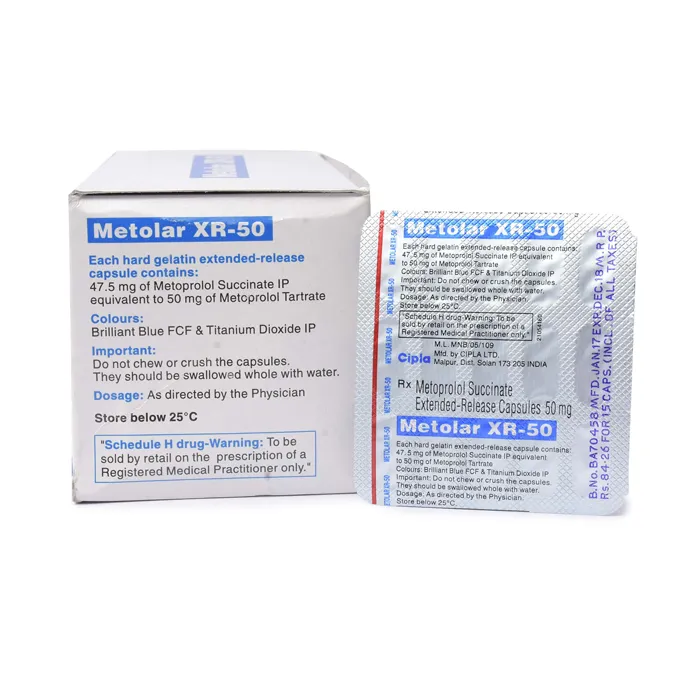Metolar XR 50 Mg Metolar XR 50 Mg