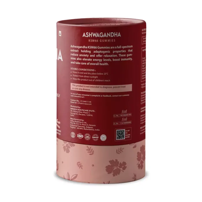 Nirvasa Ashwagandha KSM66 Gummies Nirvasa Ashwagandha KSM66 Gummies