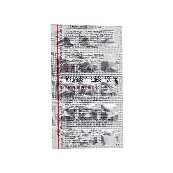 Novastat 20 Tablet Novastat 20 Tablet