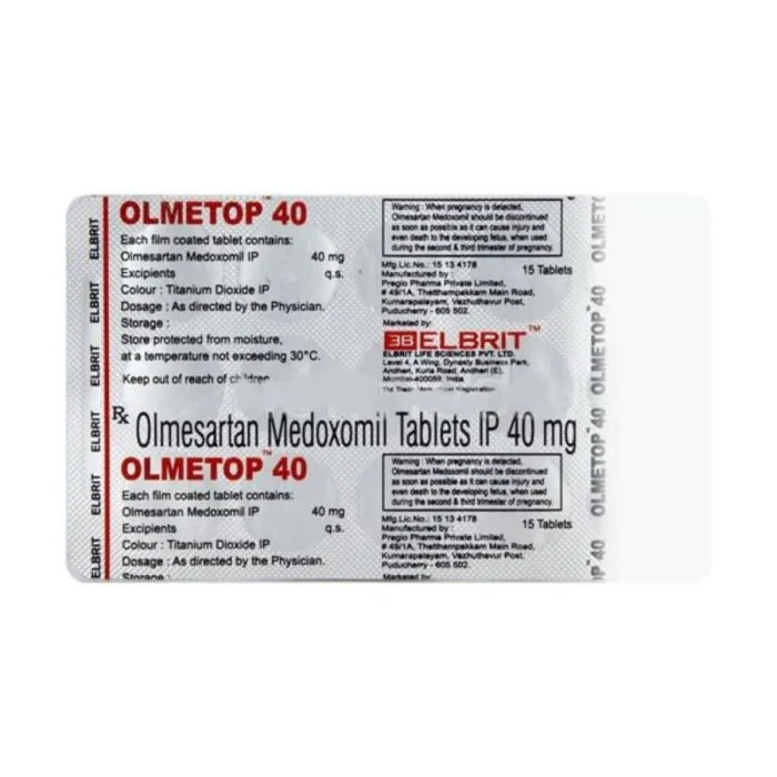Olmetop 40 Tablet Olmetop 40 Tablet