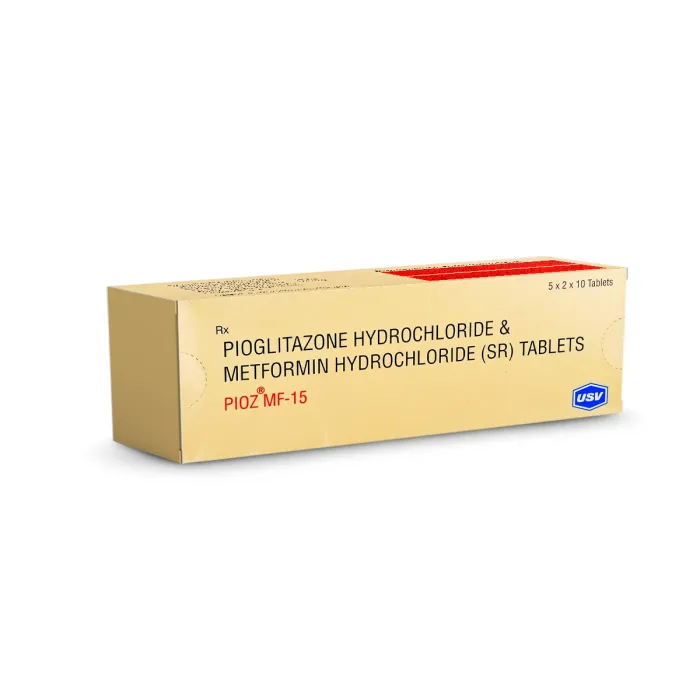 Pioz MF 15 Mg Tablet SR Pioz MF 15 Mg Tablet SR
