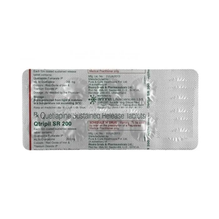 Qtripil 200 Mg Tablet SR Qtripil 200 Mg Tablet SR