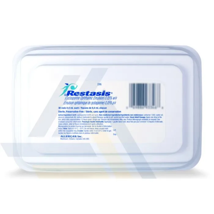 Restasis 0.05% Ophthalmic Emulsion 0.4ml Restasis 0.05% Ophthalmic Emulsion 0.4ml