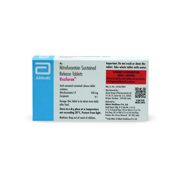 Rezfuran 100 Mg Tablet Rezfuran 100 Mg Tablet