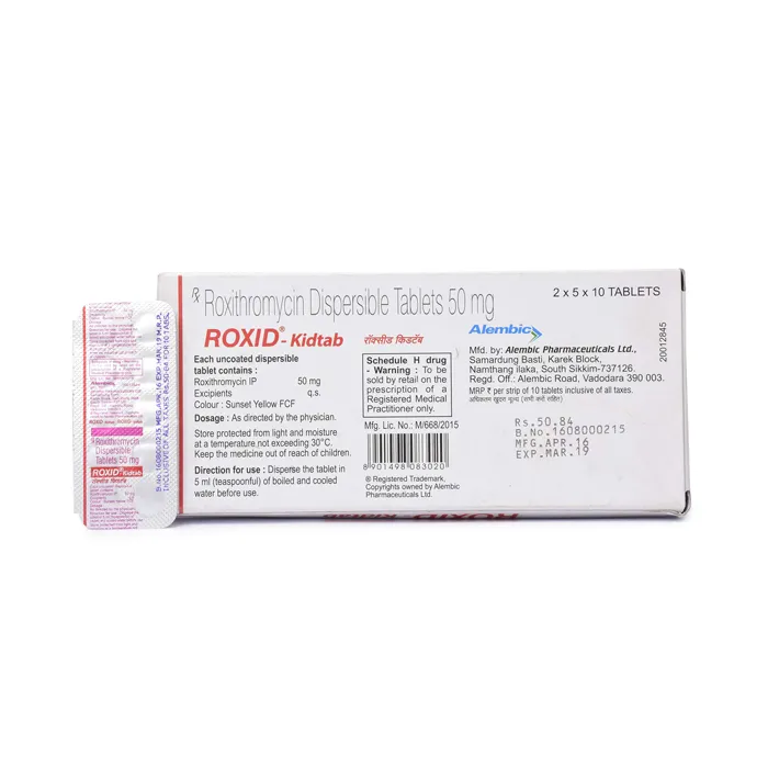 Roxid Kidtab 50 Mg Roxid Kidtab 50 Mg