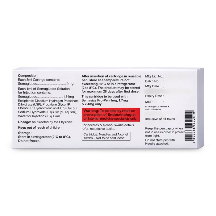 Semasize 1mg Solution for Injection Semasize 1mg Solution for Injection
