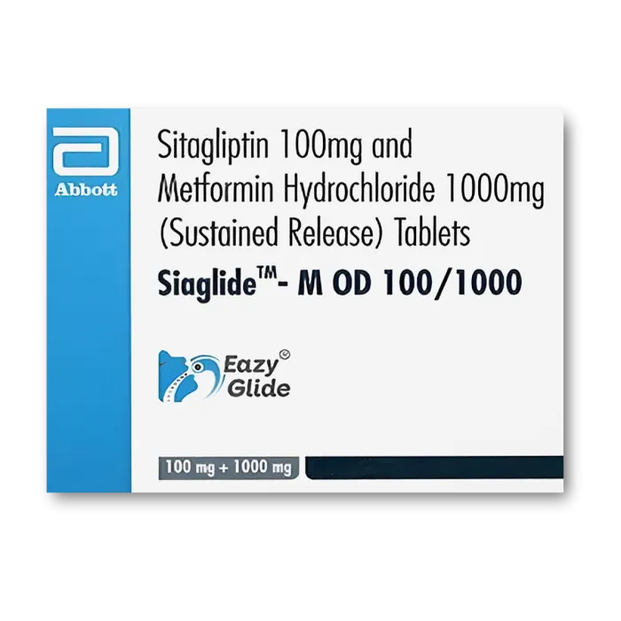 Siaglide-M OD 100/1000 Tablet PR Siaglide-M OD 100/1000 Tablet PR