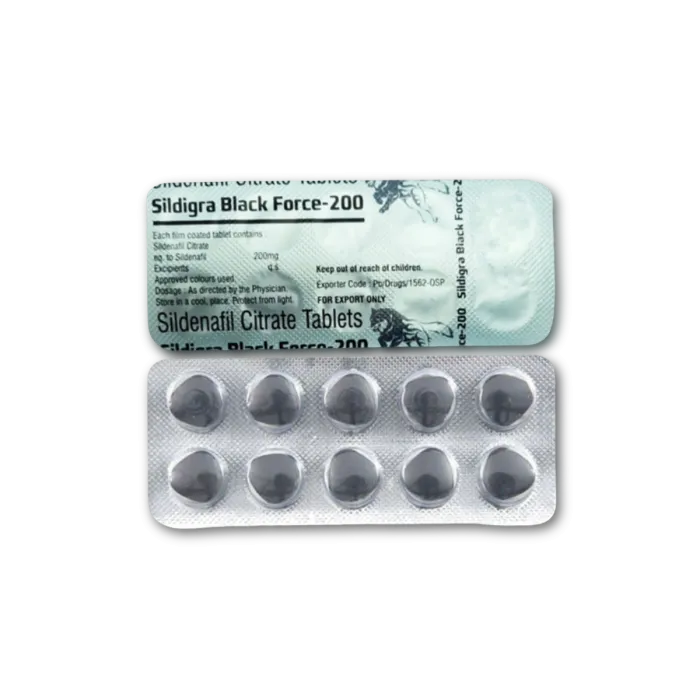 SILDIGRA BLACK FORCE 200 Mg SILDIGRA BLACK FORCE 200 Mg