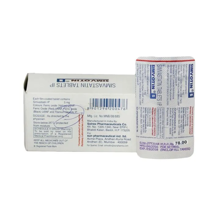 Simvotin 5 Mg Simvotin 5 Mg