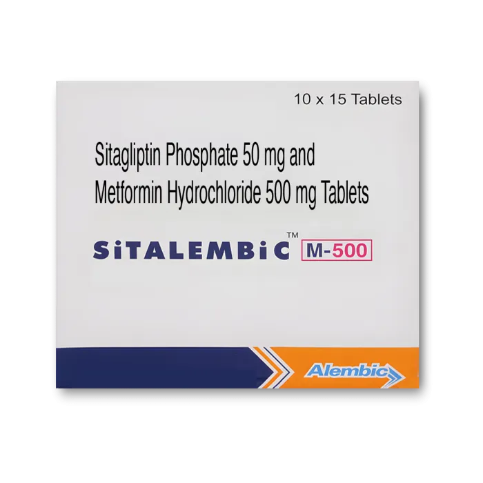 Sitalembic M 50mg/500mg Tablet Sitalembic M 50mg/500mg Tablet