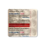 Sitalembic M 50mg/500mg Tablet