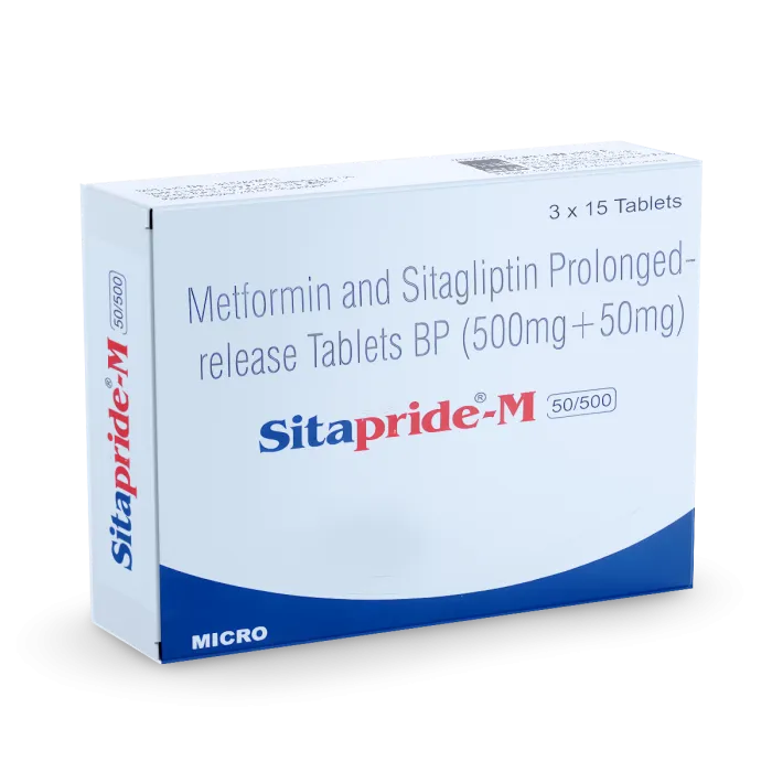 Sitapride-M 50mg/500mg Tablet PR Sitapride-M 50mg/500mg Tablet PR