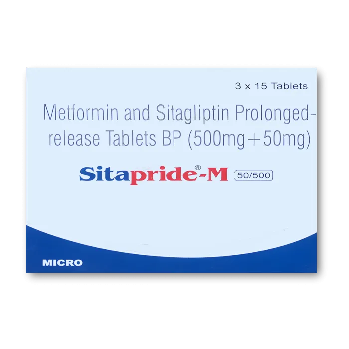 Sitapride-M 50mg/500mg Tablet PR Sitapride-M 50mg/500mg Tablet PR