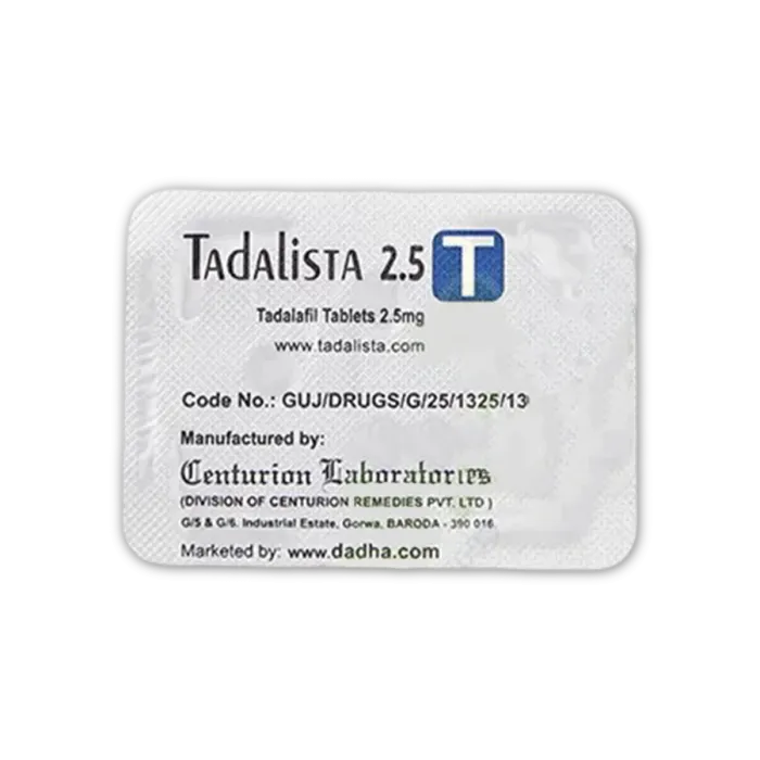 Tadalista 2.5mg Tadalista 2.5mg