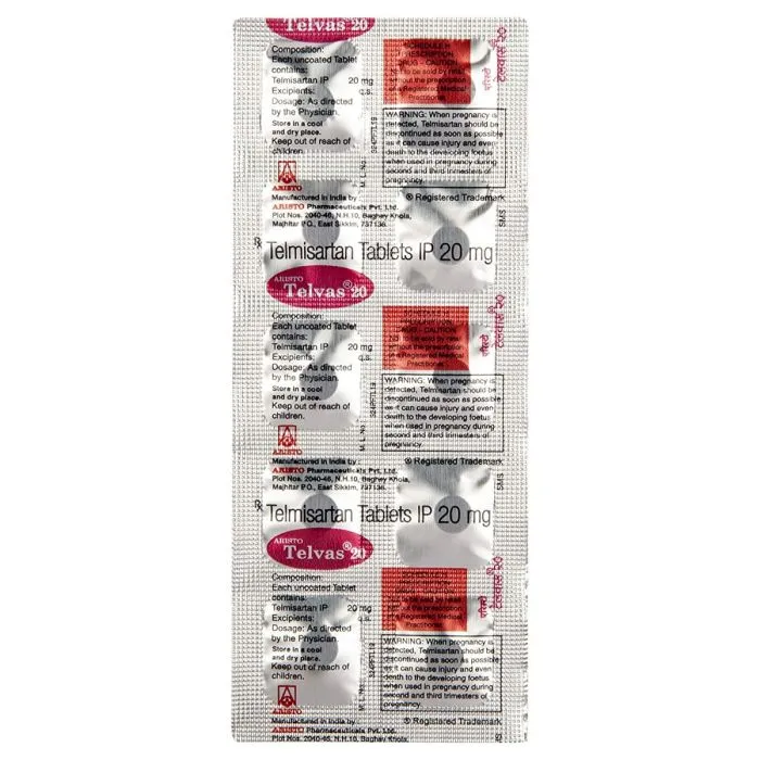 Telvas 20 Tablet Telvas 20 Tablet