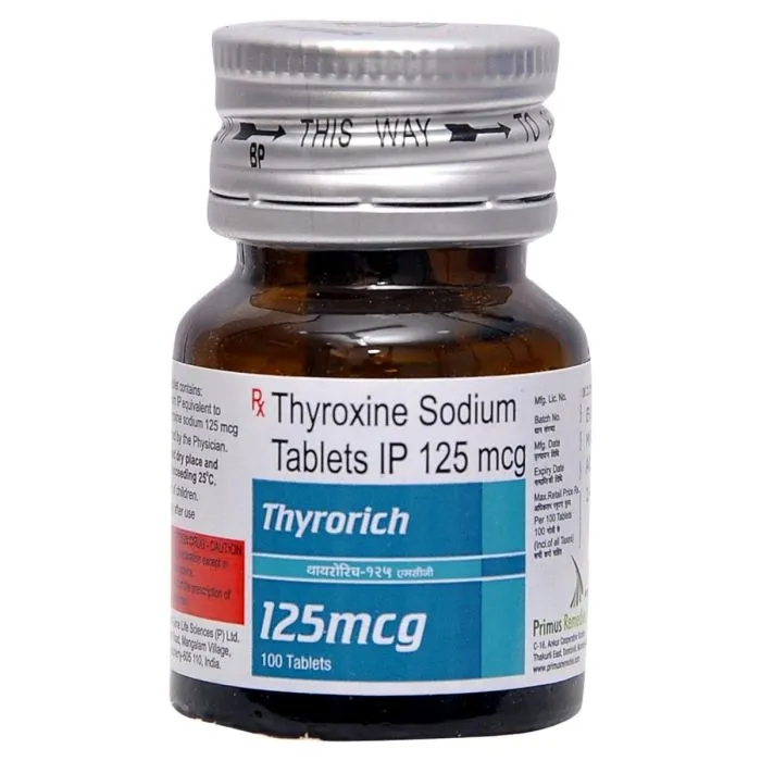 Thyrorich 125 Mcg Tablet Thyrorich 125 Mcg Tablet