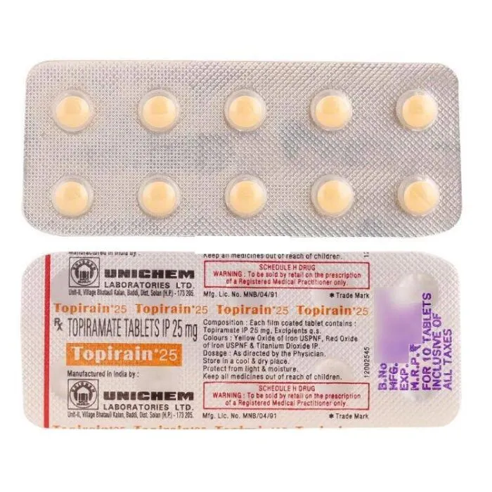 Topirain 25 Mg Tablet Topirain 25 Mg Tablet