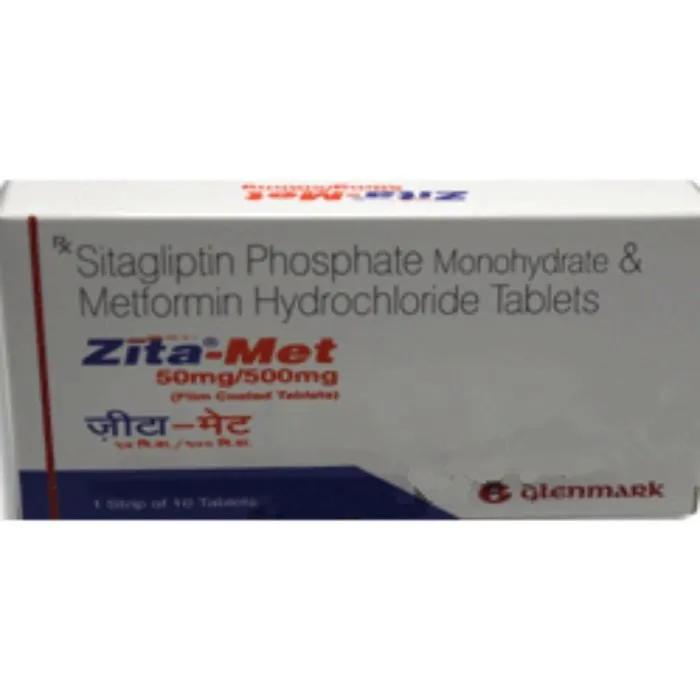 Zita Met 50 Mg/500 Mg Tablet Zita Met 50 Mg/500 Mg Tablet