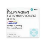 Janumet 50 Mg/1000 Mg Tablet (Sitagliptin/Metformin)