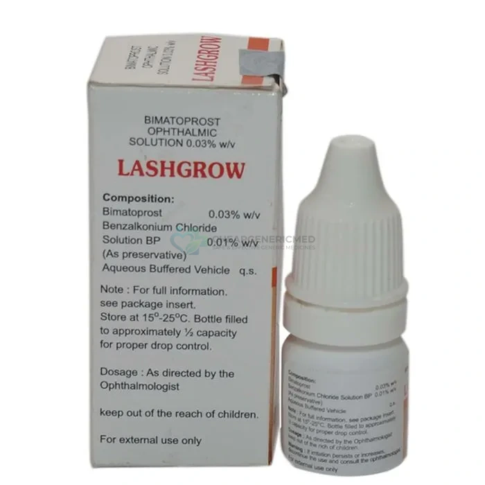 Lashgrow 3 ml (Bimatoprost Ophthalmic Solution) - Image 2