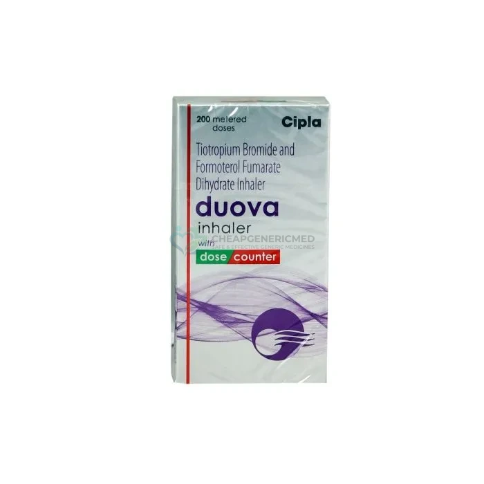 Duova Inhaler 9+6 Mcg (Tiotropium Bromide And Formoterol Fumarate) - Image 1