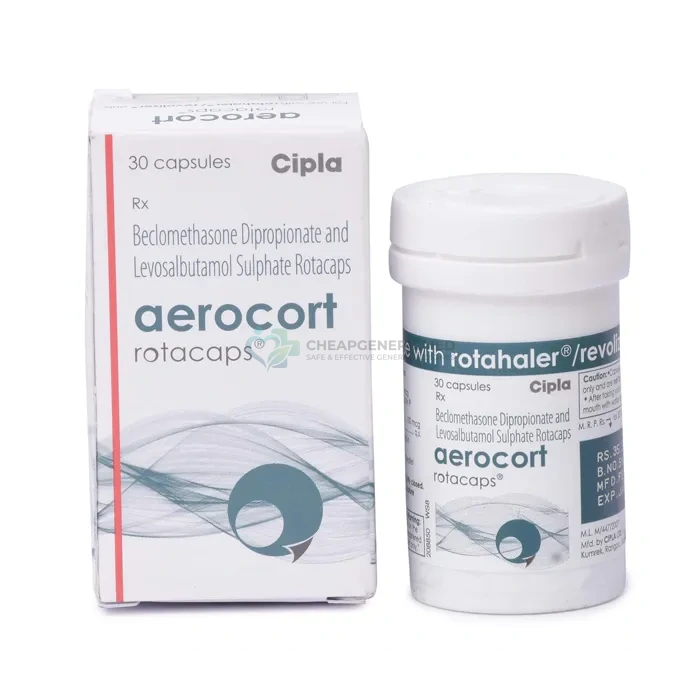 Aerocort Rotacaps 100 +100 Mcg (Budesonide/Formoterol) - Image 2