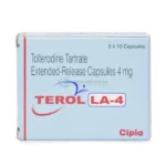 Terol LA 4 Mg (Tolterodine Tartrate)