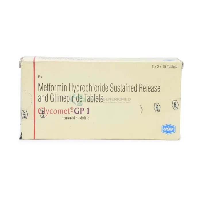 Glycomet GP (500+1) Mg (Metformin) - Image 1