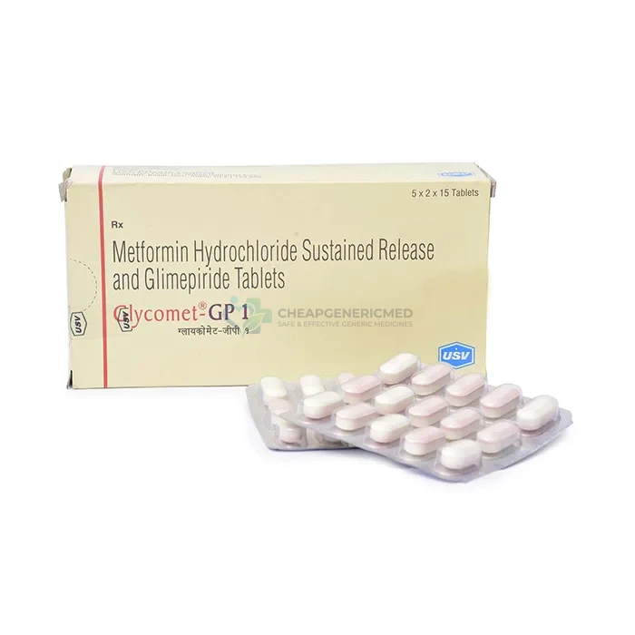 Glycomet GP (500+1) Mg (Metformin) - Image 2