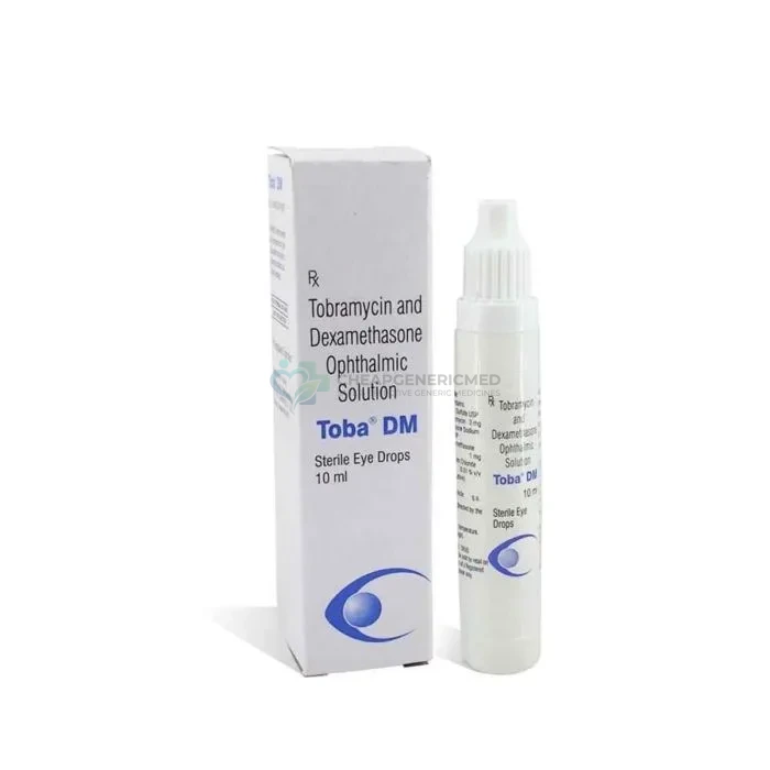 Toba DM Eye Drop 10 ml (Tobramycin And Dexamethasone) - Image 1