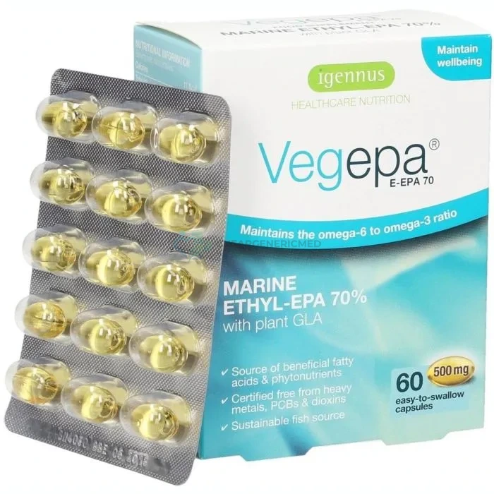 Vegepa Omega 3 EPA 560 Mg (Omega 3 & Omega 6 fish oil) - Image 3