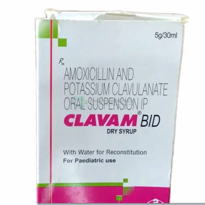 Clavam Dry Syrup 30 ml (Amoxicillin And Clavulanic Acid) - Image 1