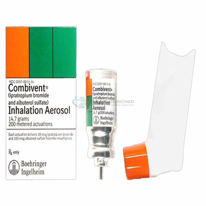 Combivent 20 Mcg+100 Mcg (Ipratorium Bromide Salbutamol Sulphate) - Image 2