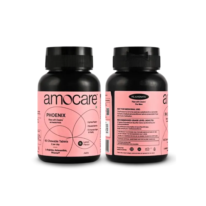 Amocare Phoenix Chewable Tablets For Men - Lemon Flavour (Sildenafil) - Image 3