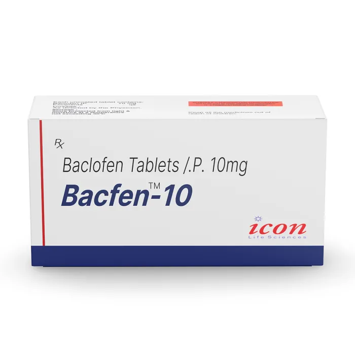 bacfen_10_tablet.webp Bacfen 10 Tablet (Baclofen) - Image 1