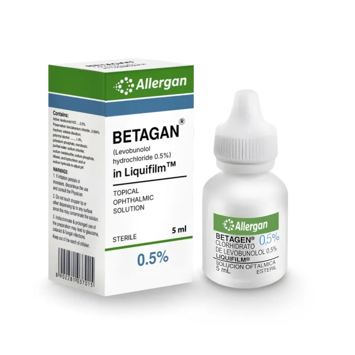 Betagan Eye Drops 5ml (Timolol) - Image 2