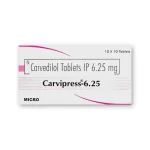 Carvipress 6.25 Tablet (Carvedilol)